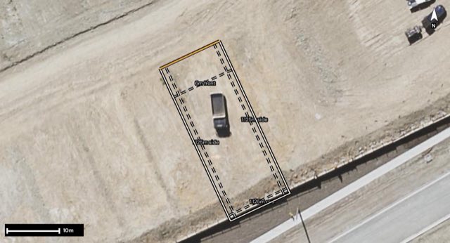 Aerial of 48 Brookview Place, Bahrs Scrub QLD 4207 with the block outlined